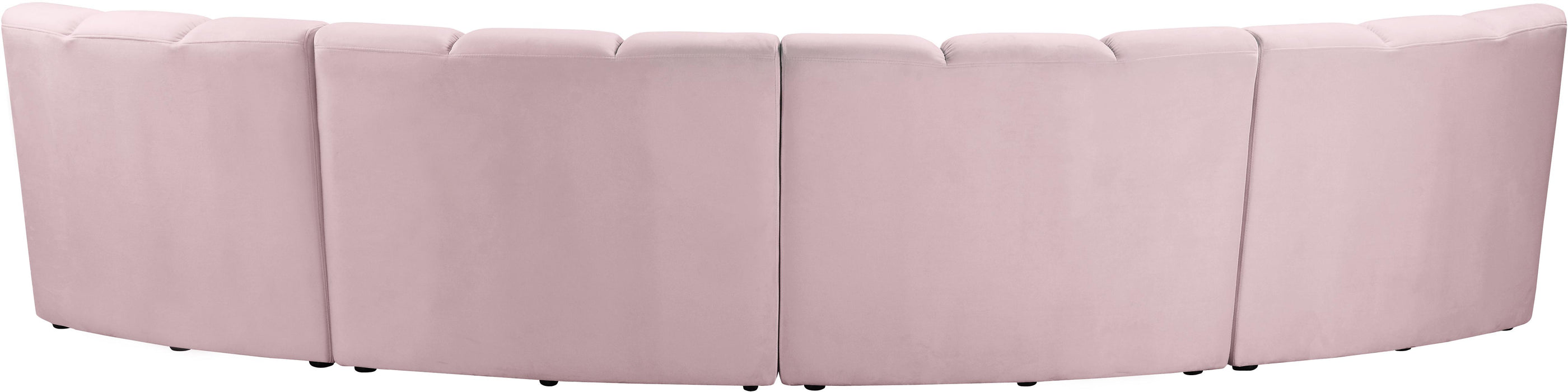 Infinity Pink Velvet 4pc. Modular Sectional - Royal Furniture & Gifts (MI) - Multi Location