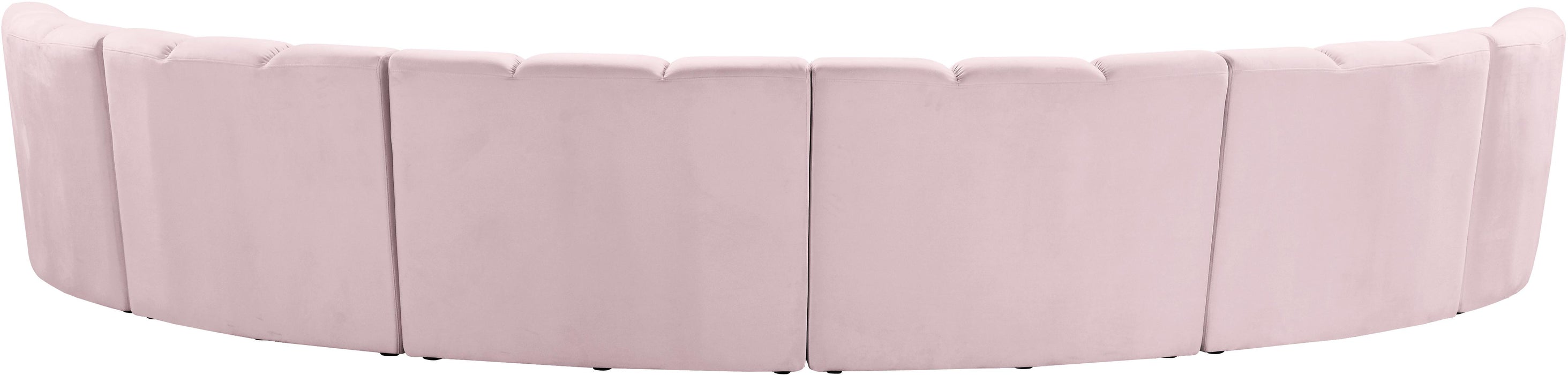 Infinity Pink Velvet 6pc. Modular Sectional - Royal Furniture & Gifts (MI) - Multi Location