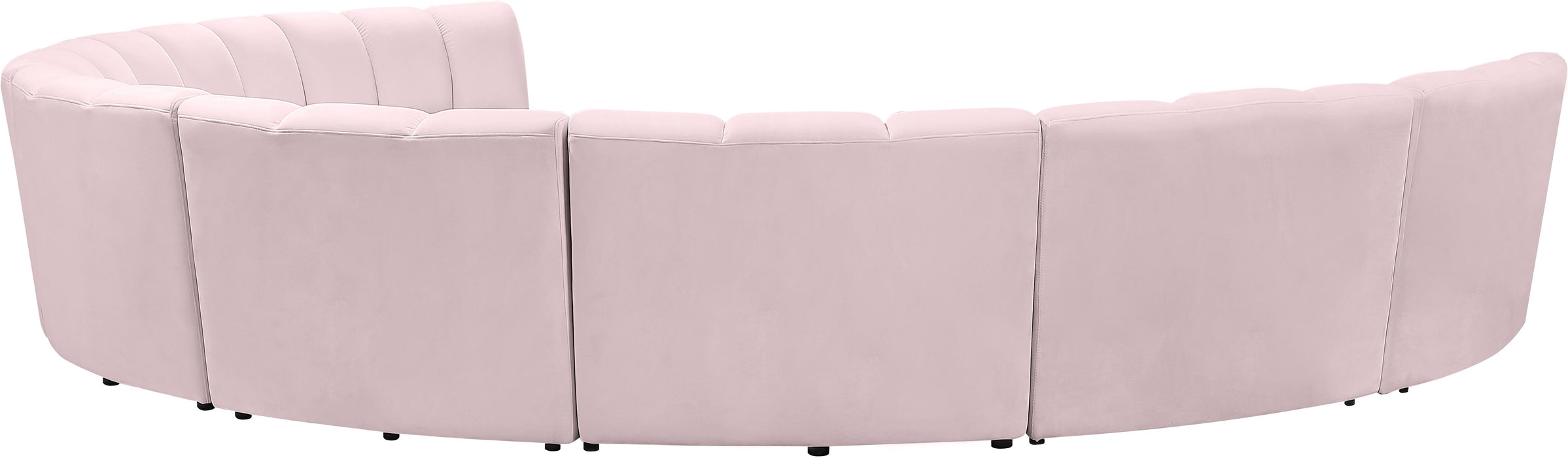 Infinity Pink Velvet 8pc. Modular Sectional - Royal Furniture & Gifts (MI) - Multi Location