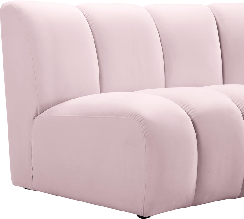 Infinity Pink Velvet Modular Chair - Royal Furniture & Gifts (MI) - Multi Location