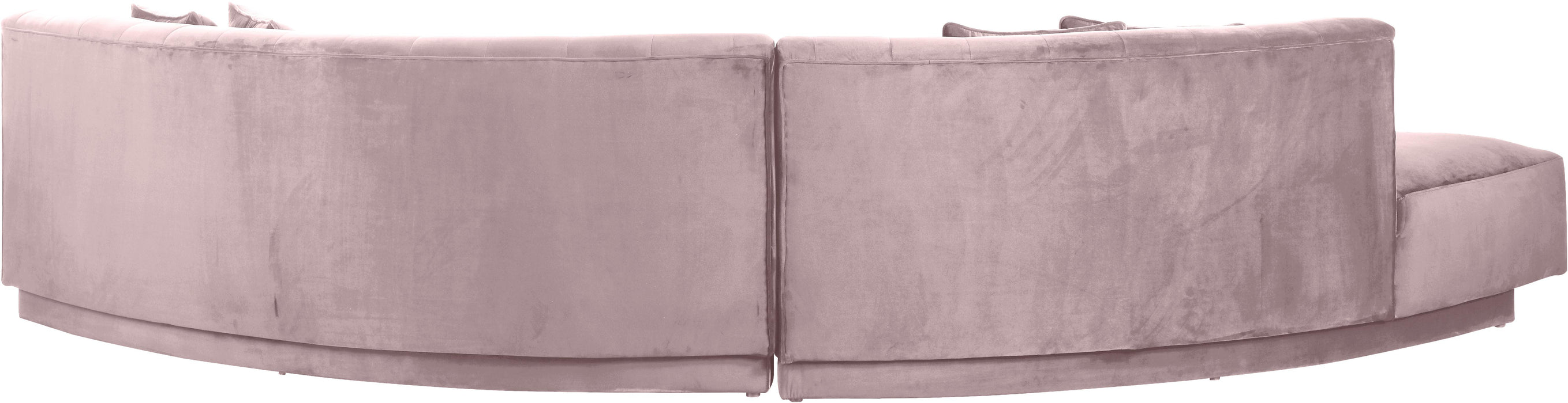 Kenzi Pink Velvet 2pc. Sectional - Royal Furniture & Gifts (MI) - Multi Location