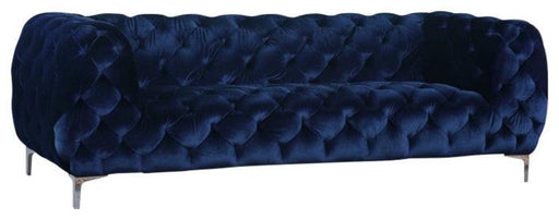 Mercer Navy Velvet Sofa - Royal Furniture & Gifts (MI) - Multi Location