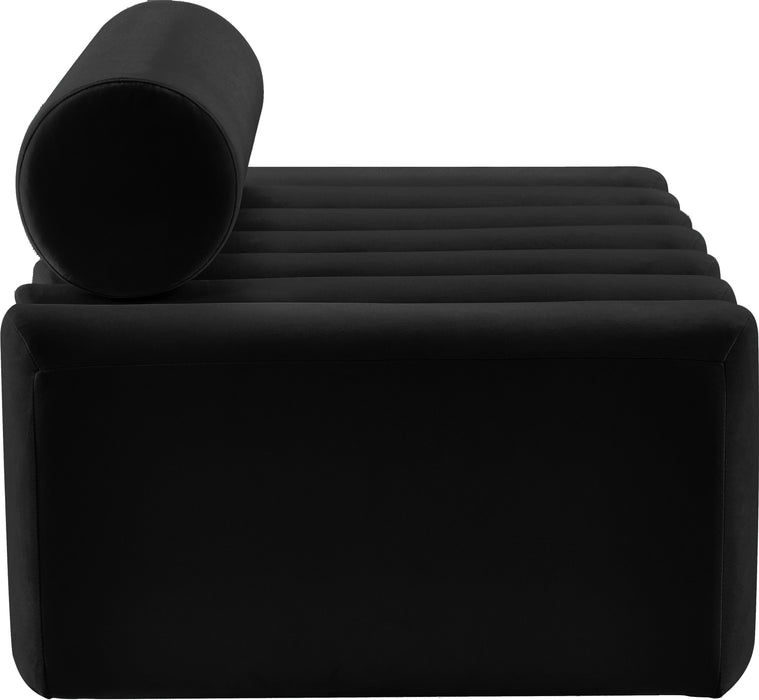 Melody Black Velvet Loveseat - Royal Furniture & Gifts (MI) - Multi Location