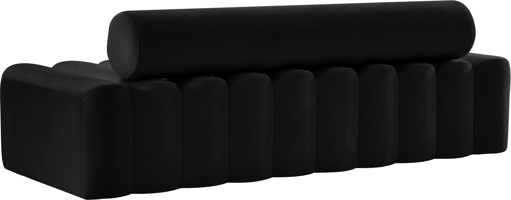 Melody Black Velvet Sofa - Royal Furniture & Gifts (MI) - Multi Location