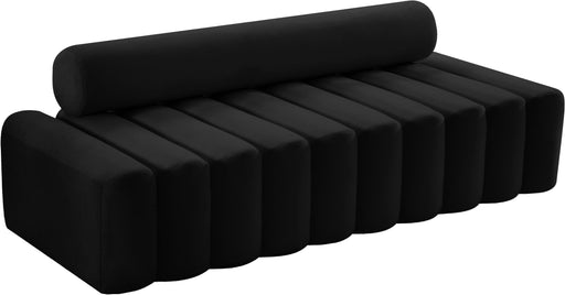 Melody Black Velvet Sofa - Royal Furniture & Gifts (MI) - Multi Location