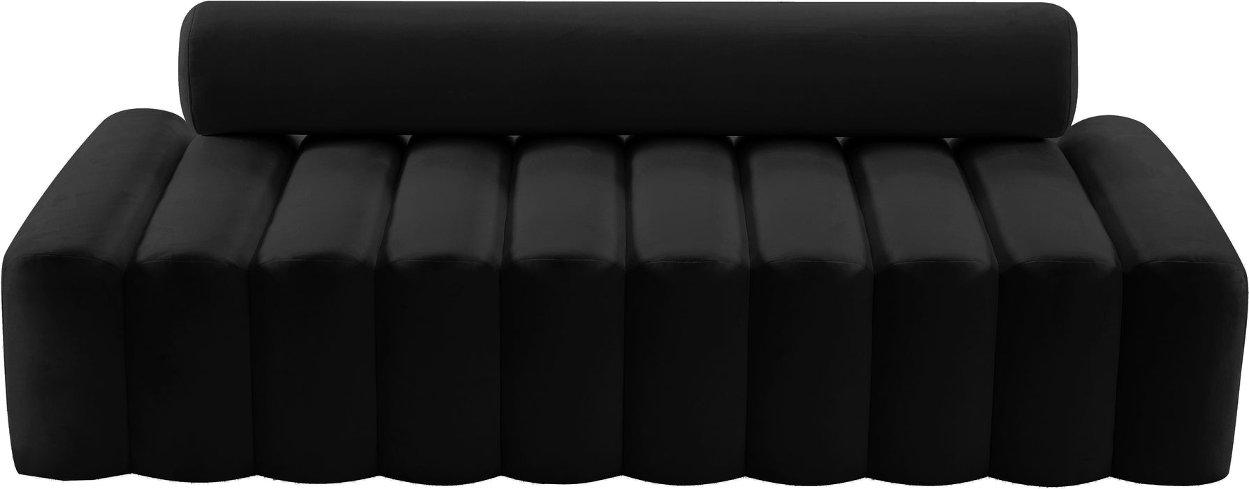 Melody Black Velvet Sofa - Royal Furniture & Gifts (MI) - Multi Location