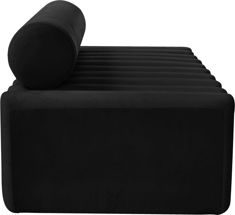 Melody Black Velvet Sofa - Royal Furniture & Gifts (MI) - Multi Location
