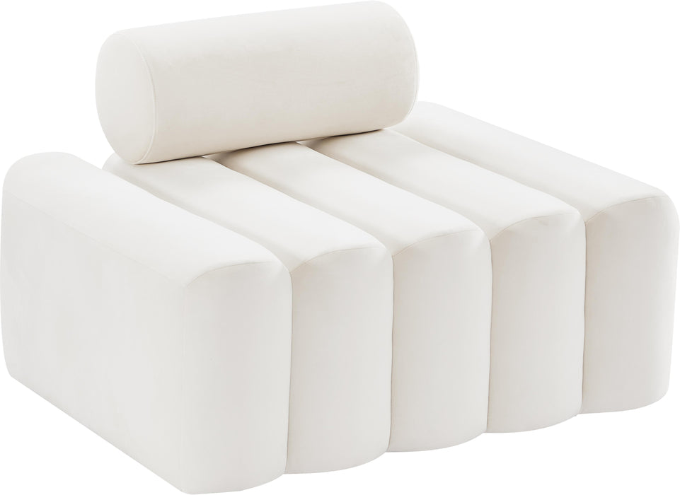 Melody Cream Velvet Chair - Royal Furniture & Gifts (MI) - Multi Location