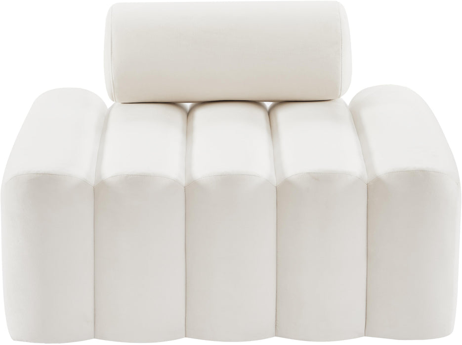 Melody Cream Velvet Chair - Royal Furniture & Gifts (MI) - Multi Location