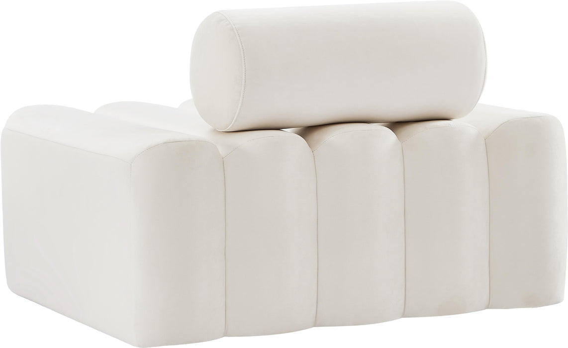Melody Cream Velvet Chair - Royal Furniture & Gifts (MI) - Multi Location