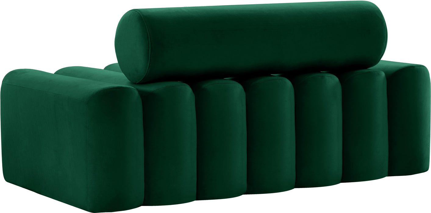 Melody Green Velvet Loveseat - Royal Furniture & Gifts (MI) - Multi Location