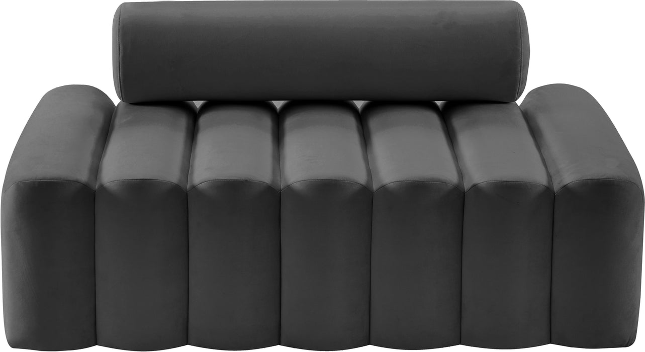 Melody Grey Velvet Loveseat - Royal Furniture & Gifts (MI) - Multi Location