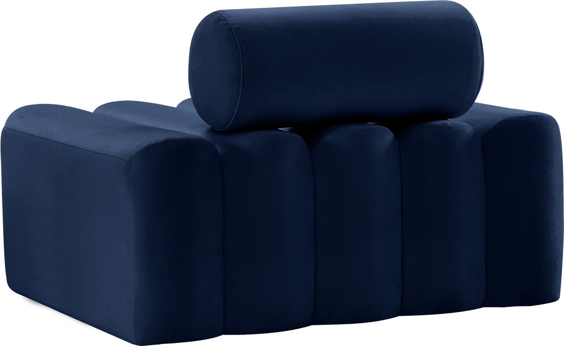 Melody Navy Velvet Chair - Royal Furniture & Gifts (MI) - Multi Location