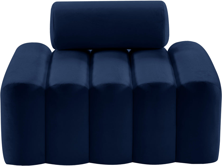 Melody Navy Velvet Chair - Royal Furniture & Gifts (MI) - Multi Location