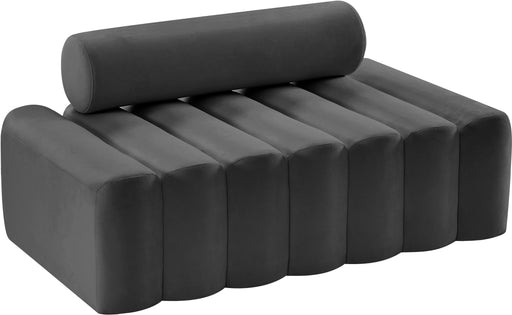 Melody Grey Velvet Loveseat - Royal Furniture & Gifts (MI) - Multi Location