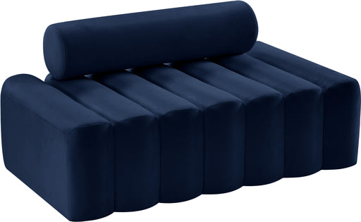 Melody Navy Velvet Loveseat - Royal Furniture & Gifts (MI) - Multi Location