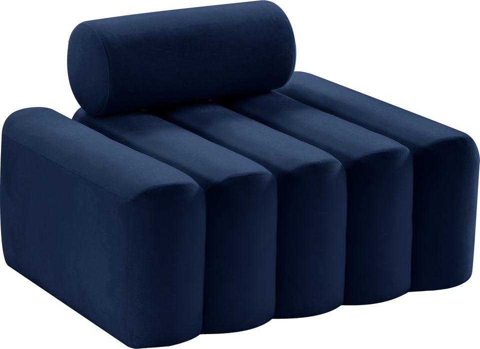 Melody Navy Velvet Chair - Royal Furniture & Gifts (MI) - Multi Location