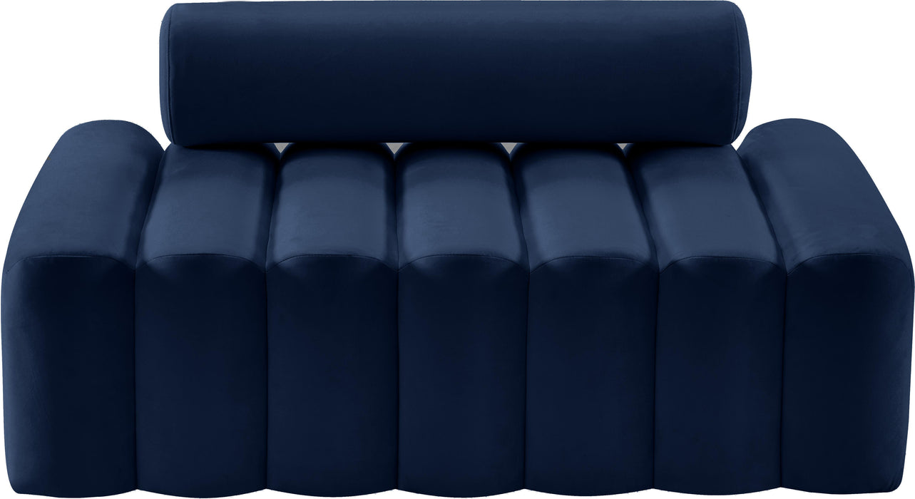 Melody Navy Velvet Loveseat - Royal Furniture & Gifts (MI) - Multi Location