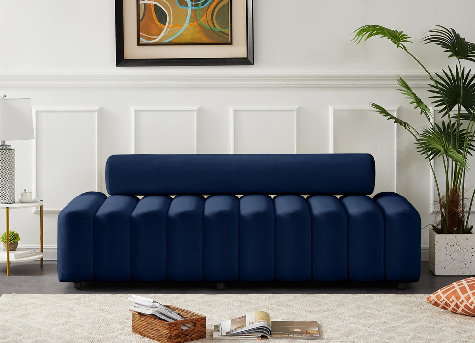 Melody Navy Velvet Sofa - Royal Furniture & Gifts (MI) - Multi Location