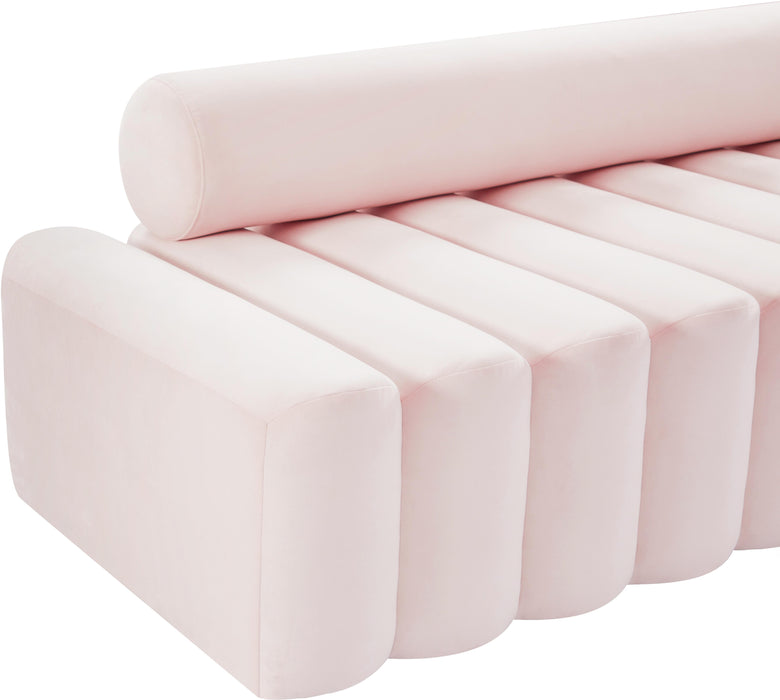 Melody Pink Velvet Loveseat - Royal Furniture & Gifts (MI) - Multi Location