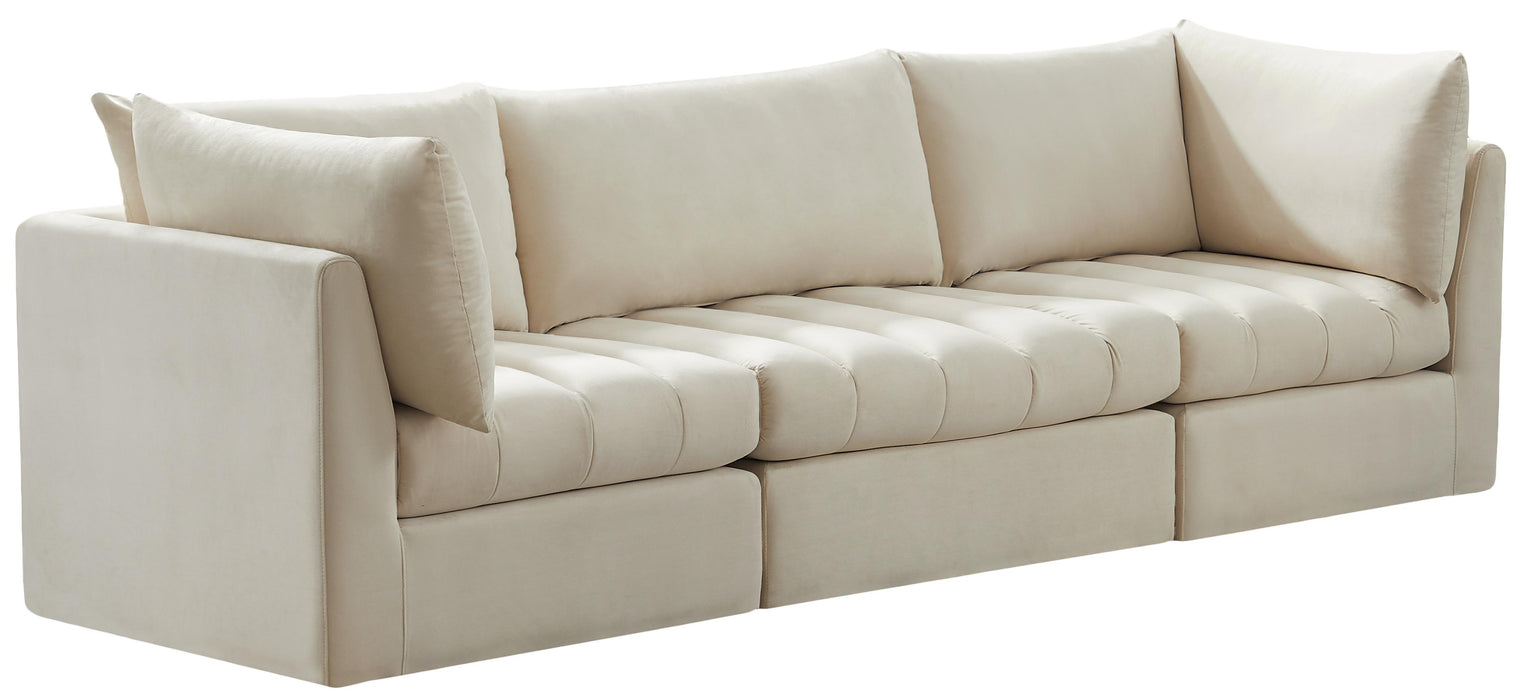 Jacob Cream Velvet Modular Sofa - Royal Furniture & Gifts (MI) - Multi Location