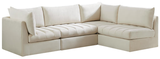 Jacob Cream Velvet Modular Sectional - Royal Furniture & Gifts (MI) - Multi Location