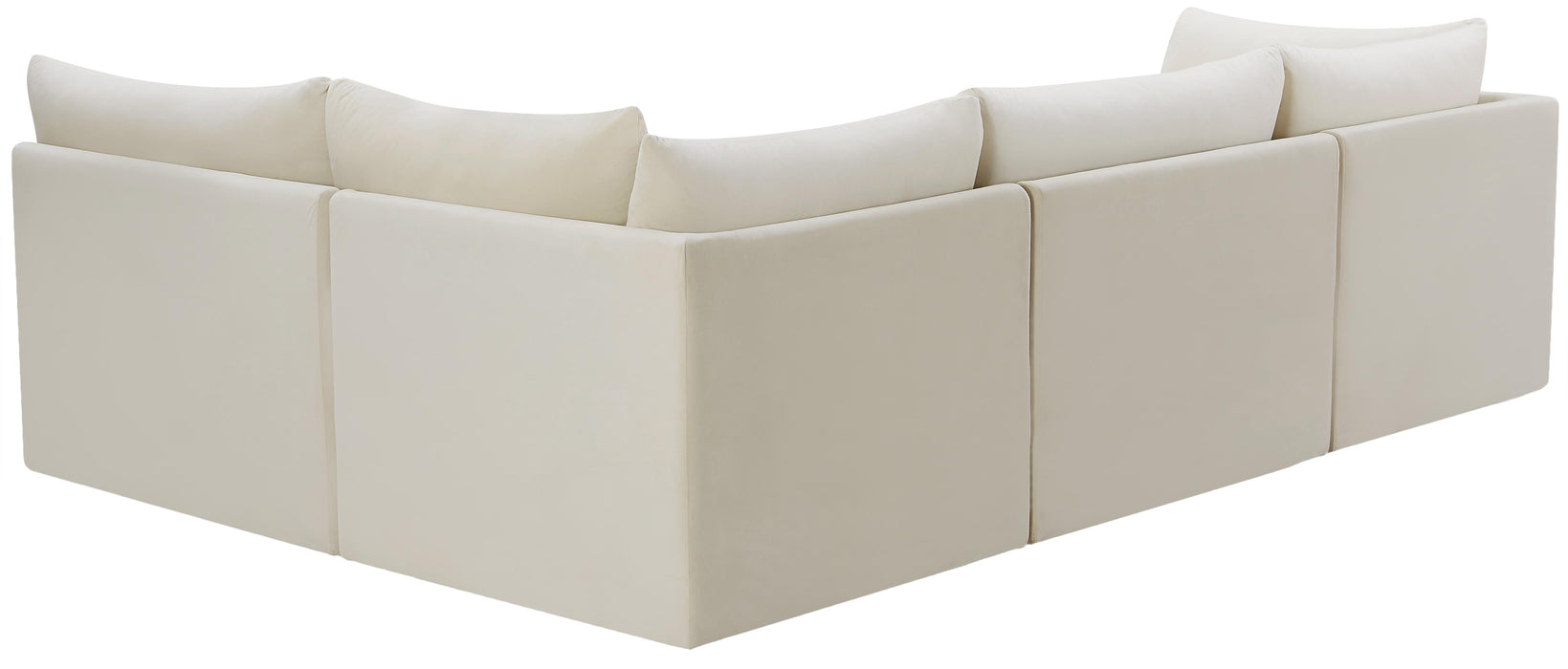 Jacob Cream Velvet Modular Sectional - Royal Furniture & Gifts (MI) - Multi Location