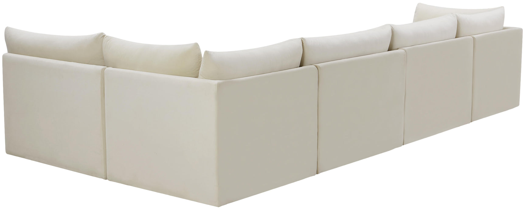 Jacob Cream Velvet Modular Sectional - Royal Furniture & Gifts (MI) - Multi Location