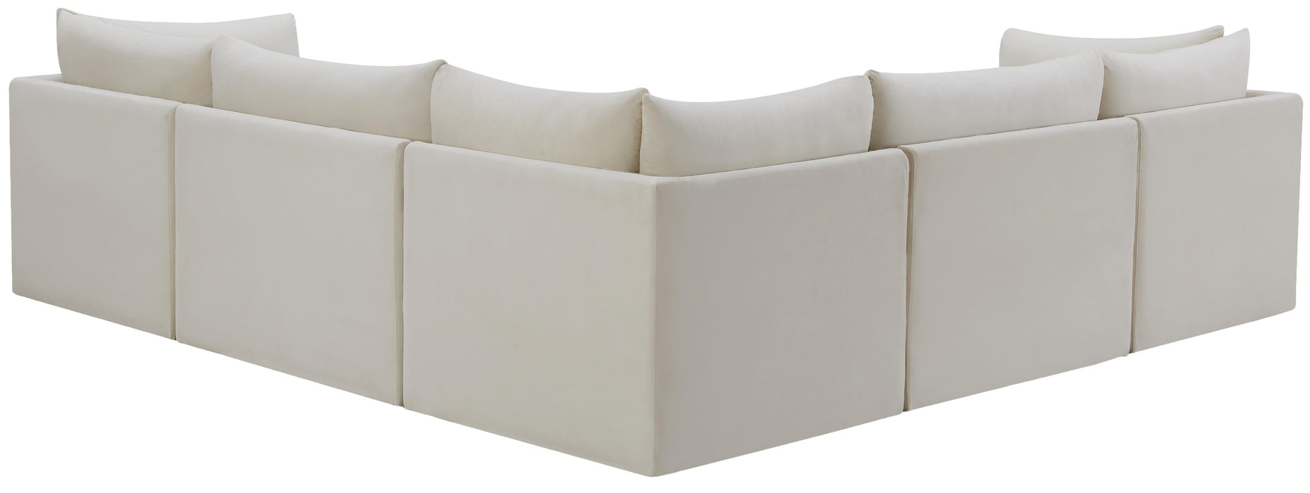 Jacob Cream Velvet Modular Sectional - Royal Furniture & Gifts (MI) - Multi Location