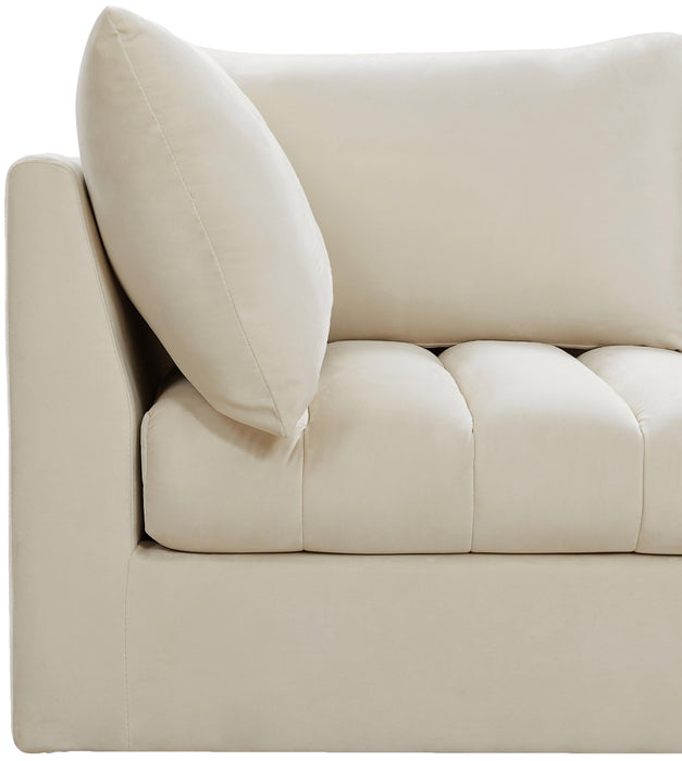 Jacob Cream Velvet Modular Sectional - Royal Furniture & Gifts (MI) - Multi Location