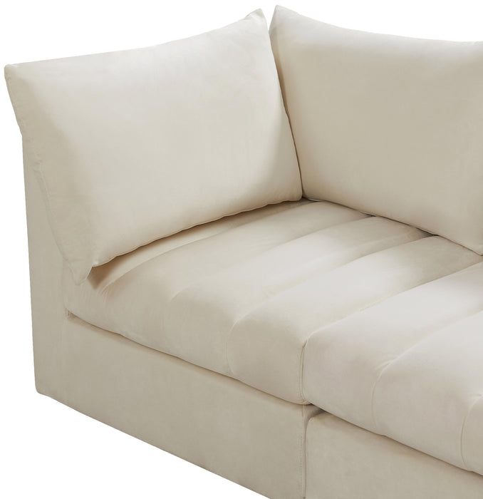 Jacob Cream Velvet Modular Sectional - Royal Furniture & Gifts (MI) - Multi Location