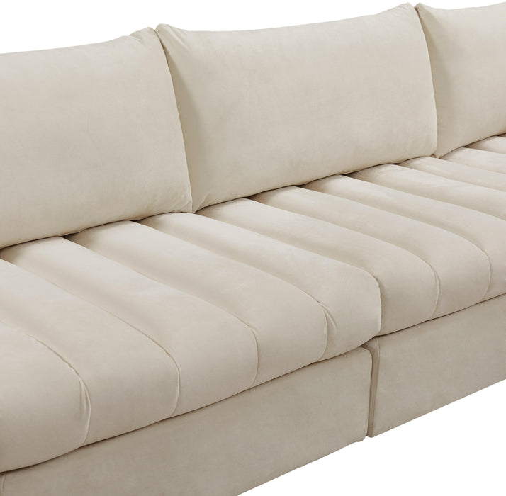 Jacob Cream Velvet Modular Sectional - Royal Furniture & Gifts (MI) - Multi Location