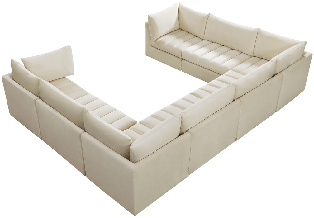 Jacob Cream Velvet Modular Sectional - Royal Furniture & Gifts (MI) - Multi Location