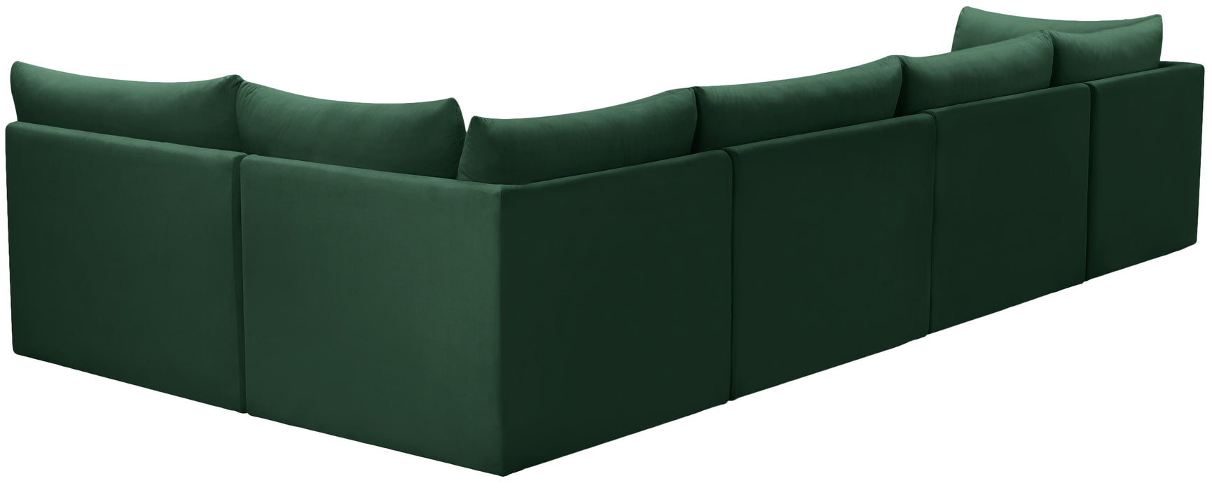 Jacob Green Velvet Modular Sectional - Royal Furniture & Gifts (MI) - Multi Location