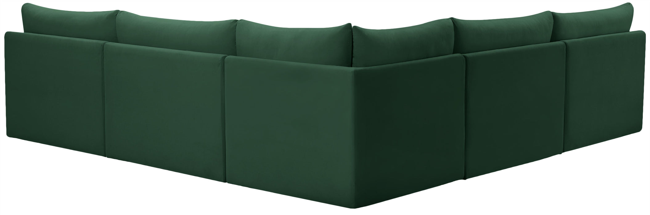 Jacob Green Velvet Modular Sectional - Royal Furniture & Gifts (MI) - Multi Location