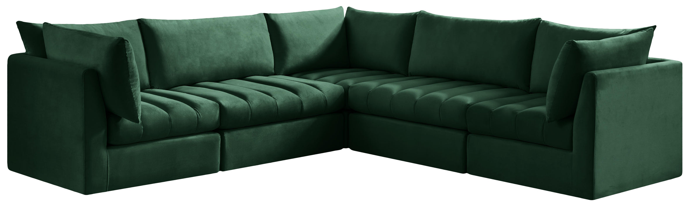Jacob Green Velvet Modular Sectional - Royal Furniture & Gifts (MI) - Multi Location