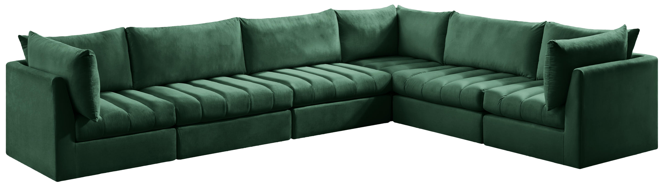 Jacob Green Velvet Modular Sectional - Royal Furniture & Gifts (MI) - Multi Location