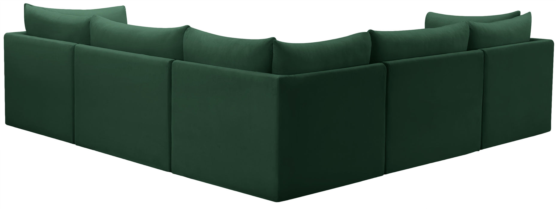 Jacob Green Velvet Modular Sectional - Royal Furniture & Gifts (MI) - Multi Location