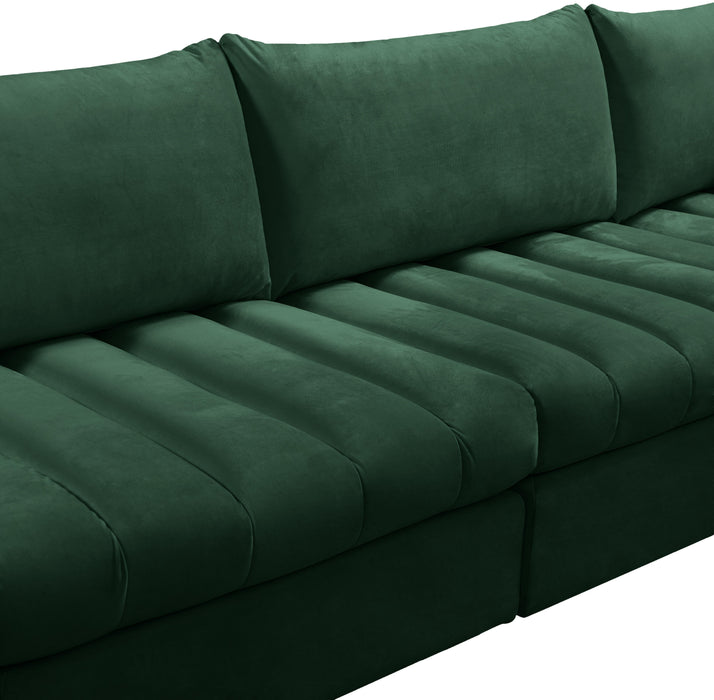 Jacob Green Velvet Modular Sectional - Royal Furniture & Gifts (MI) - Multi Location