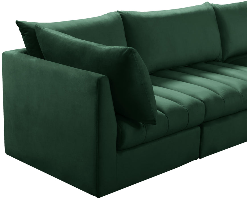 Jacob Green Velvet Modular Sectional - Royal Furniture & Gifts (MI) - Multi Location