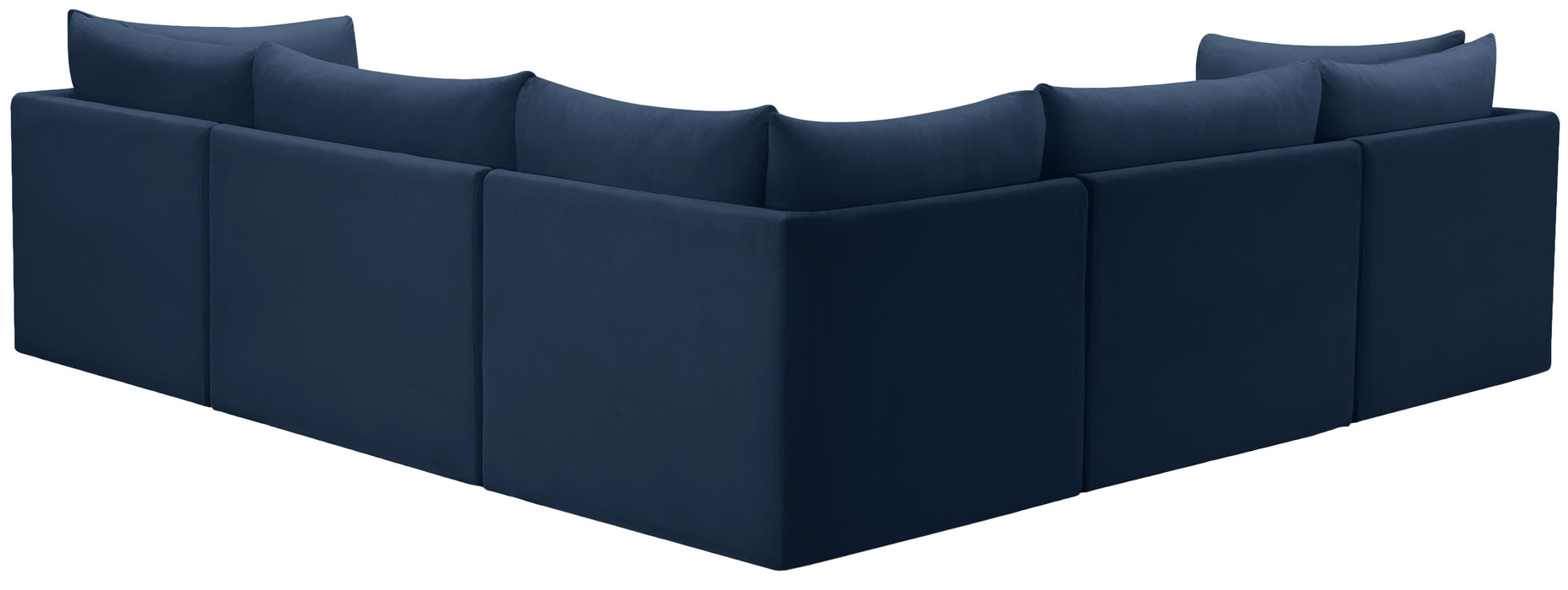 Jacob Navy Velvet Modular Sectional - Royal Furniture & Gifts (MI) - Multi Location