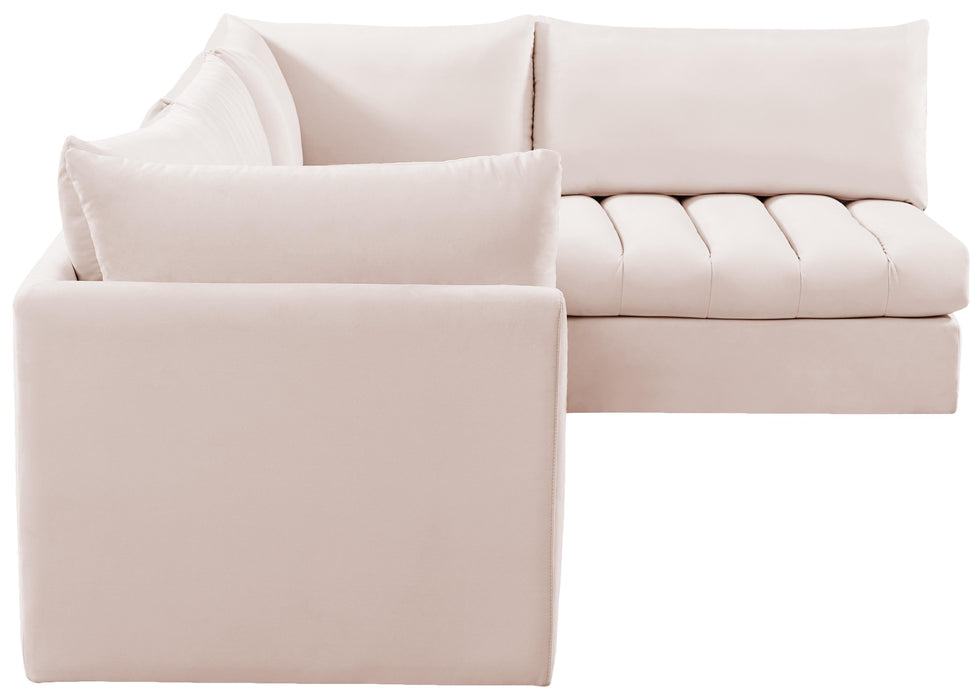 Jacob Pink Velvet Modular Sectional - Royal Furniture & Gifts (MI) - Multi Location