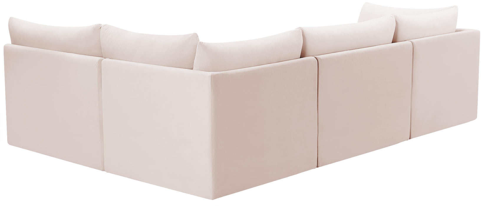 Jacob Pink Velvet Modular Sectional - Royal Furniture & Gifts (MI) - Multi Location