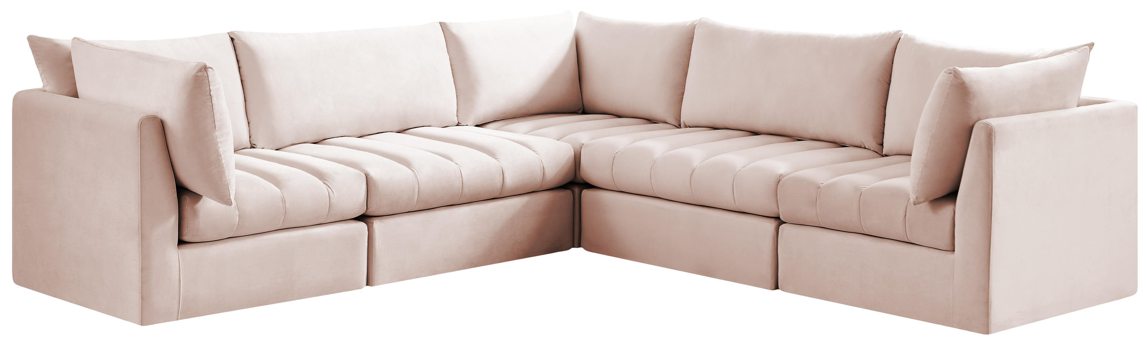Jacob Pink Velvet Modular Sectional - Royal Furniture & Gifts (MI) - Multi Location