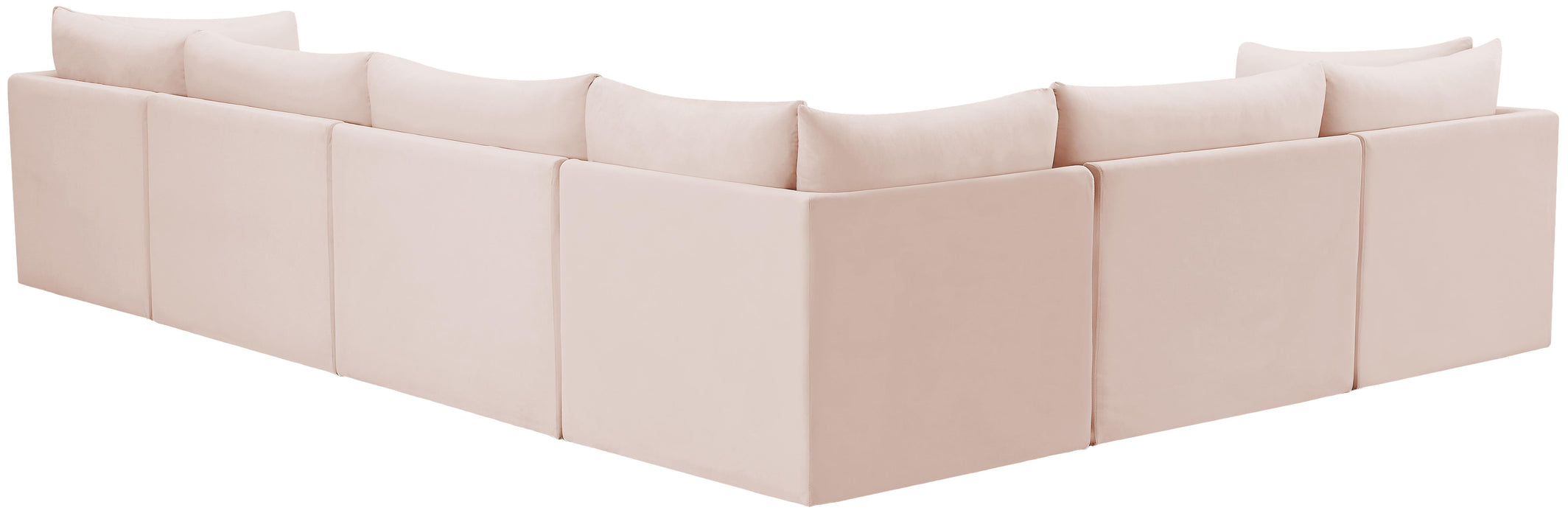 Jacob Pink Velvet Modular Sectional - Royal Furniture & Gifts (MI) - Multi Location