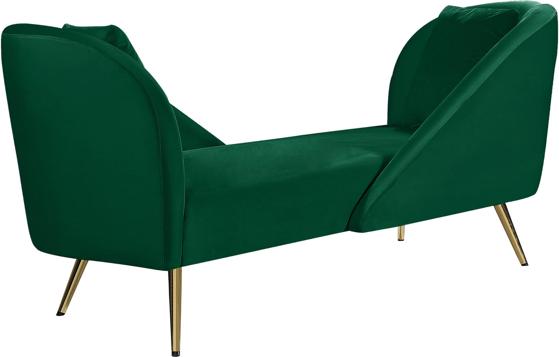 Nolan Green Velvet Chaise - Royal Furniture & Gifts (MI) - Multi Location