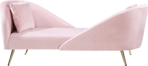 Nolan Pink Velvet Chaise - Royal Furniture & Gifts (MI) - Multi Location
