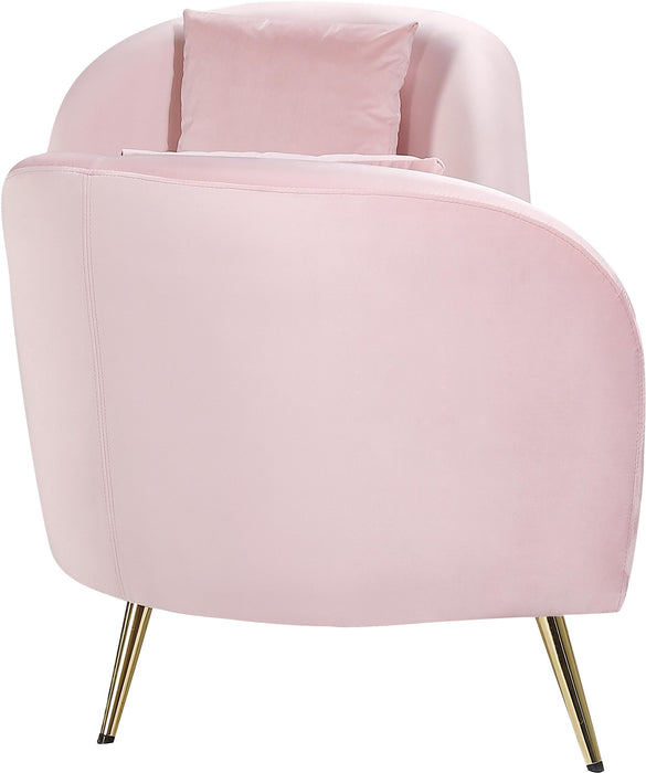 Nolan Pink Velvet Chaise - Royal Furniture & Gifts (MI) - Multi Location
