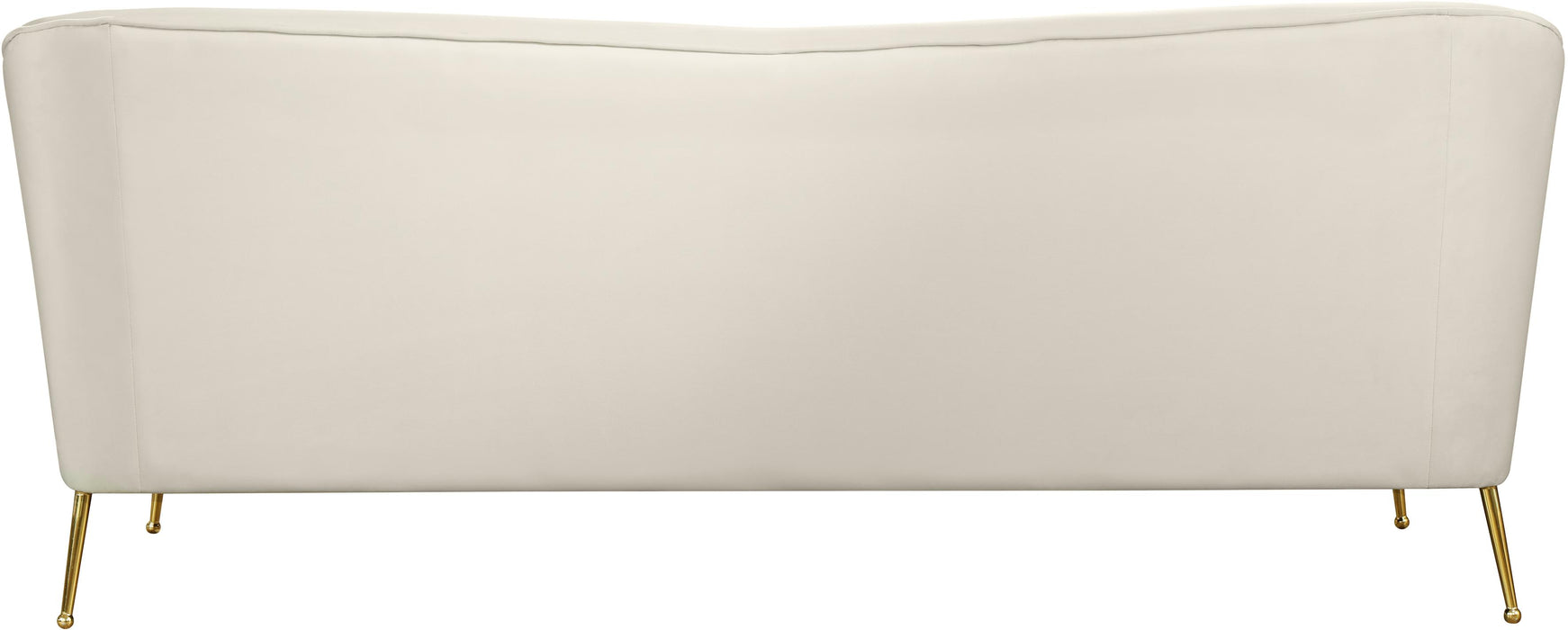 Hermosa Cream Velvet Sofa
