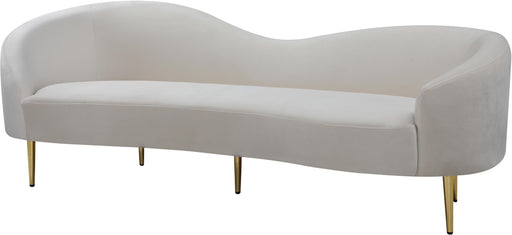 Ritz Cream Velvet Sofa - Royal Furniture & Gifts (MI) - Multi Location